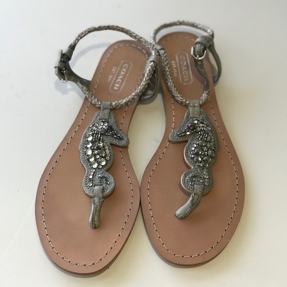 Coach seahorse Sandals